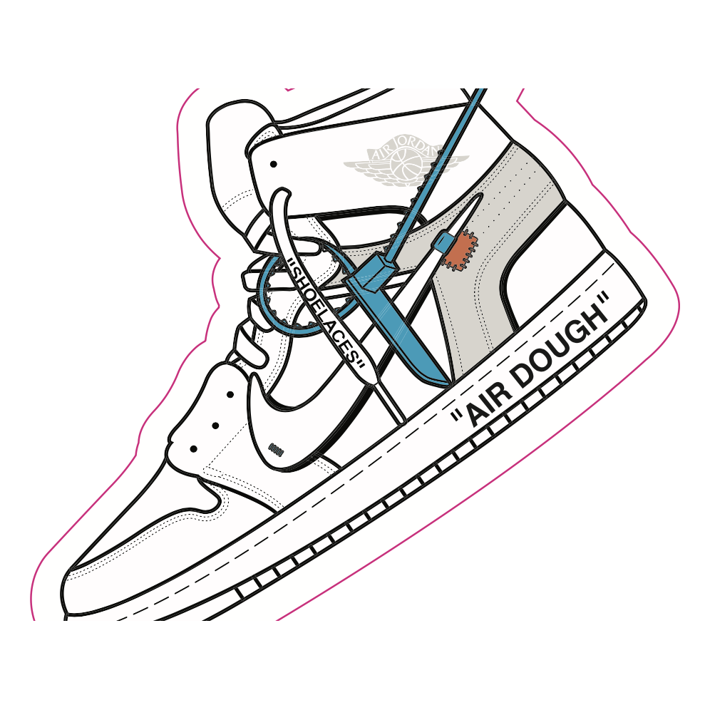 Air Dough Sticker - 1 Entry to Nike Air Force 1 Low SP Tiffany And Co. 1837 Dough Store