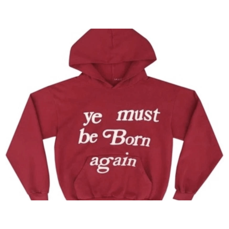 Cactus Plant Flea Market Born Again Hooded Sweatshirt Red Cactus Plant Flea Market