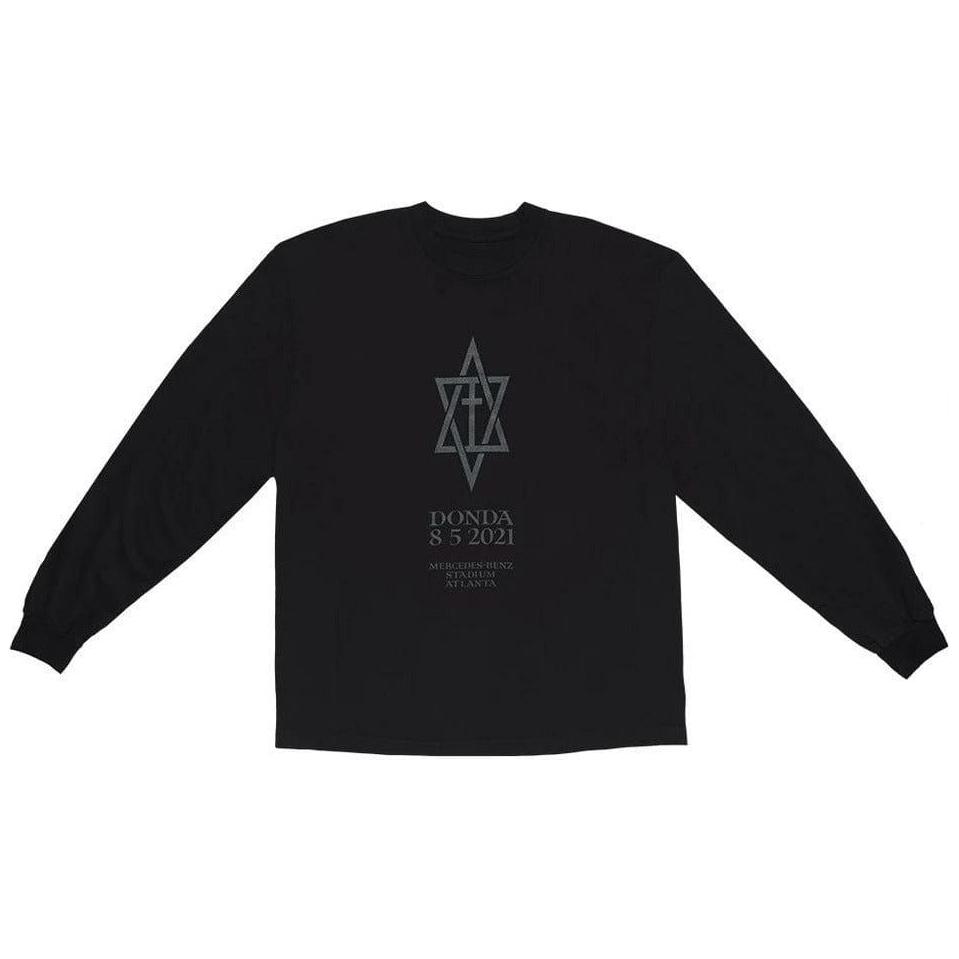 Kanye West DONDA Atlanta Listening Event L/S T-Shirt Black Kanye West