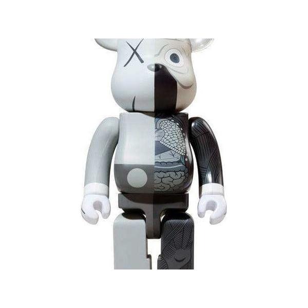 KAWS X 1000% Bearbrick (2010) - Grey Dissected Bearbrick