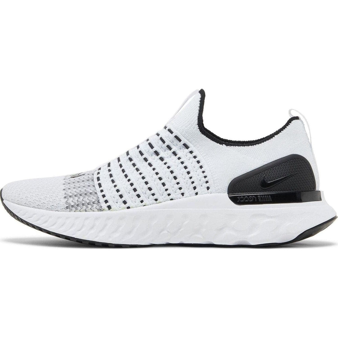 Nike React Phantom Run Flyknit 2 White Black US12M - US13.5W Nike