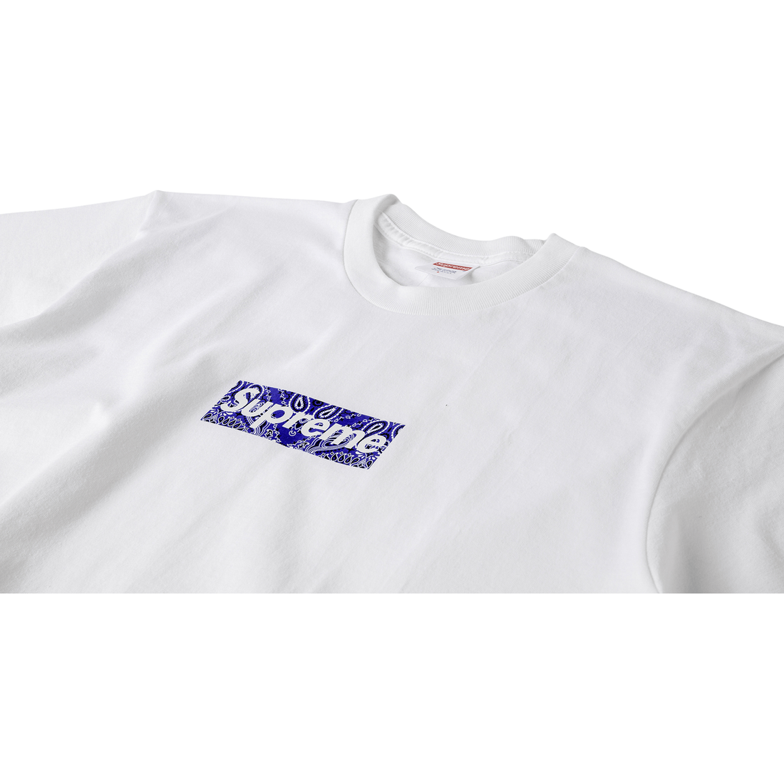 Supreme Bandana Box Logo Tee - White (FW19) Supreme