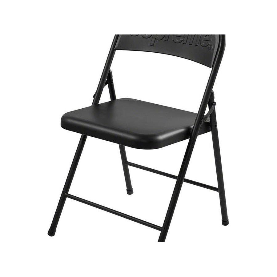 Supreme Metal Folding Chair - Black Supreme