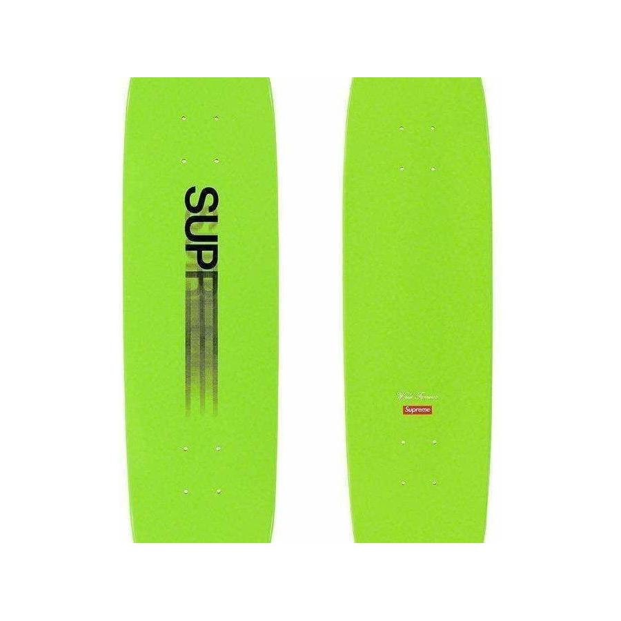 Supreme Motion Logo Cruiser Skateboard Deck Lime Supreme