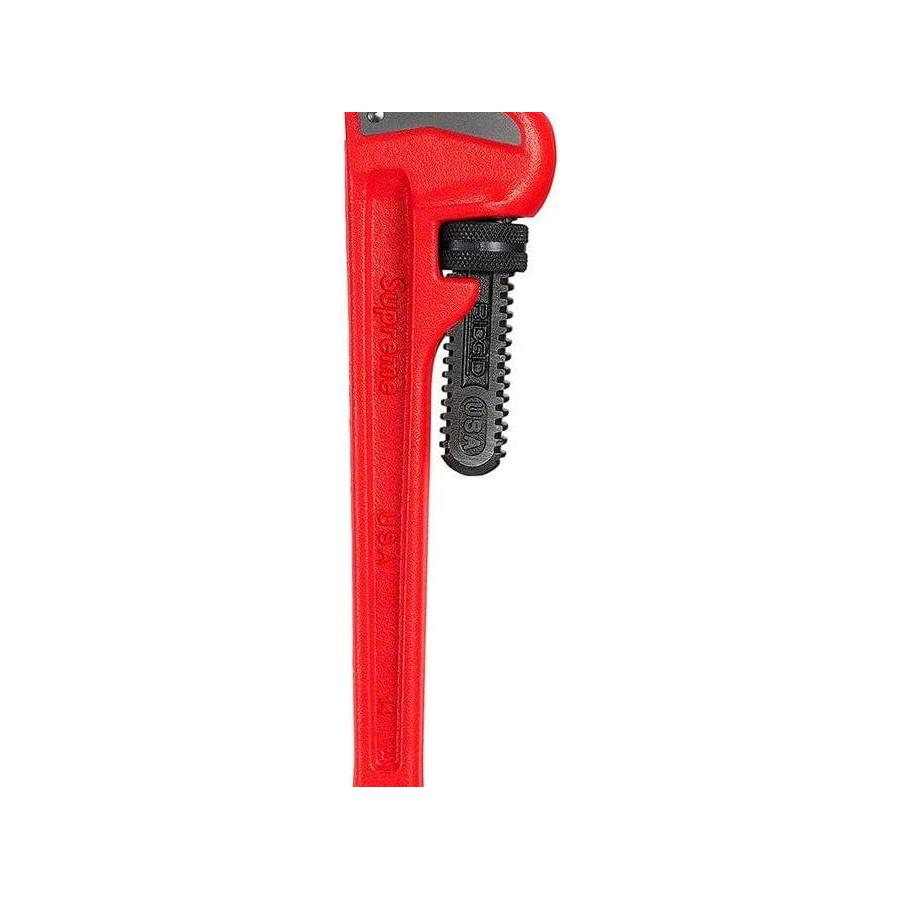 Supreme Ridgid Pipe Wrench Red Supreme