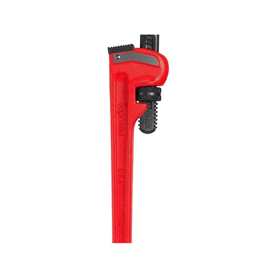 Supreme Ridgid Pipe Wrench Red Supreme